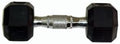 Ader Octagon Deluxe Professional Rubber Dumbbell Contoured Handle, Sold As 1 Piece (2 Lbs-120 Lbs)