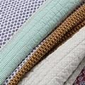 Striped Quilt Set 3 Pcs Bedding Set Bedroom Bed Set 100% Cotton Full/Queen Size