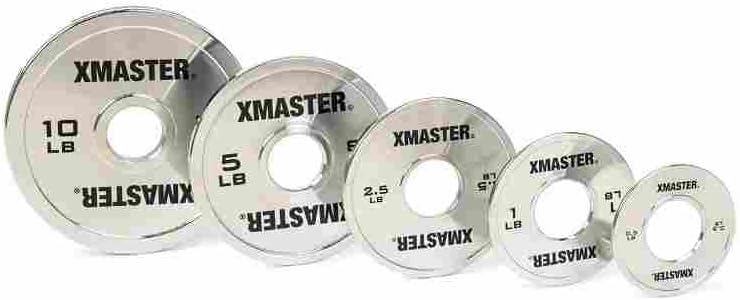 XMASTER FITNESS Chrome Steel Change Plates