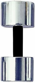 Ader Chrome Dumbbell, Sold as Pairs