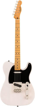 Squier Classic Vibe 50s Telecaster Electric Guitar, with 2-Year Warranty, White Blonde, Maple Fingerboard