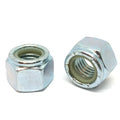 (5000 Pieces) #10-24 Grade A Nylon Insert Hex Nuts Zinc
