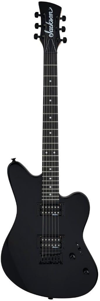Jackson JS22 Surfcaster Electric Guitar - Gloss Black