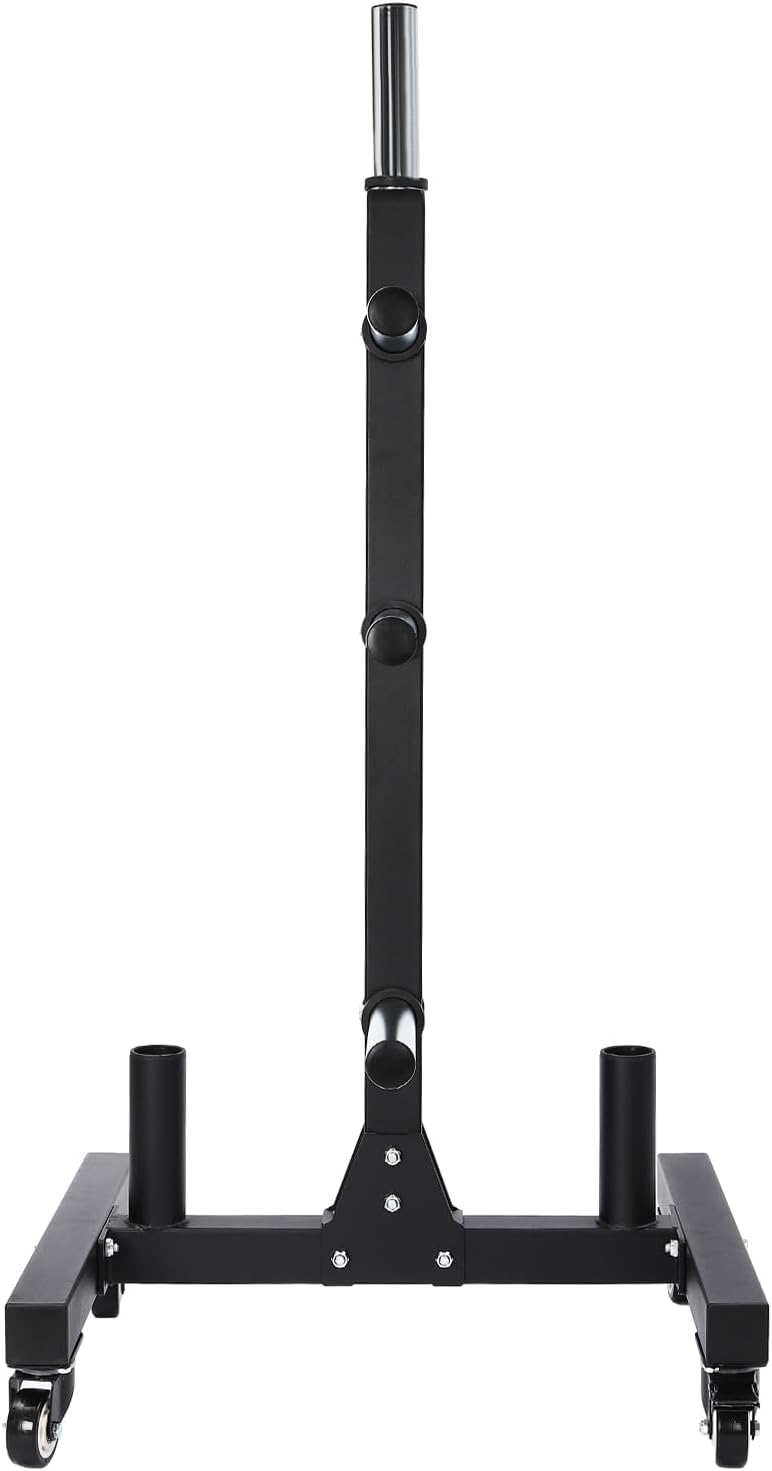 Dumbbell Rack, Removable Plate Rack Tree, Vertical Storage Tree with 4 Universal Wheels, Dumbbell Chip Storage Rack, Storage of Fitness Equipment, Q235 Steel, 500kg/1102.3lbs Load-Bearing