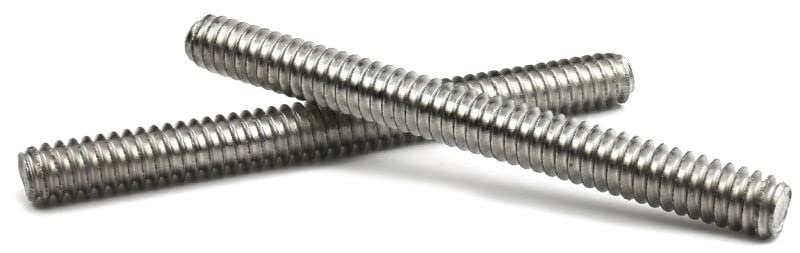 10-24 x 1' Fully Threaded Studs/Aluminum / 2000 Pc. Carton