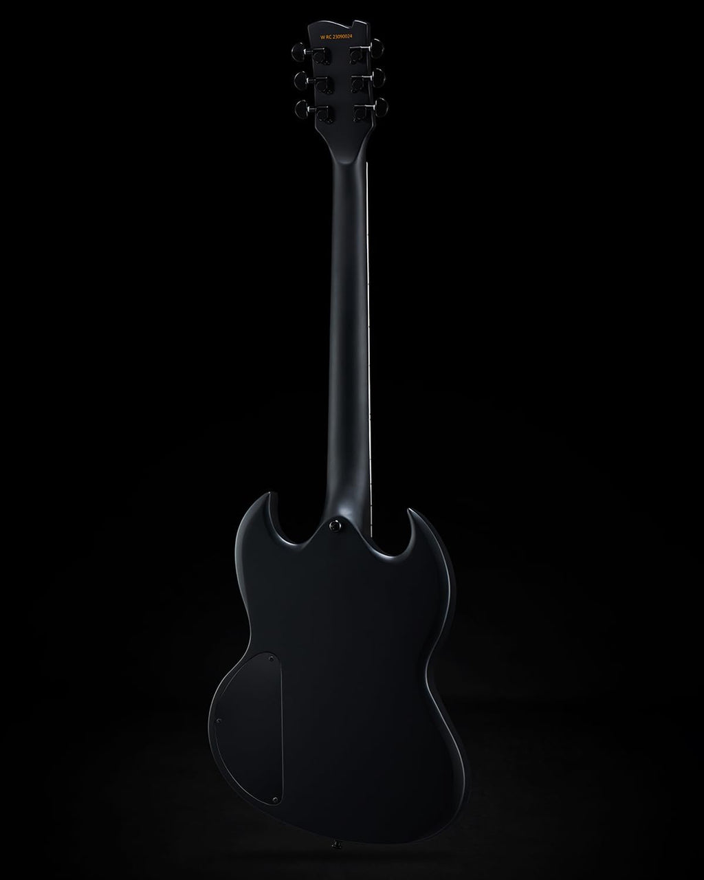 WestCreek RACER Solid Body Electric Guitar, Double Cut guitar, Rounded End Frets, Bone nut, Rosewood Fingerboard, Mahogany Body (Matte Black)