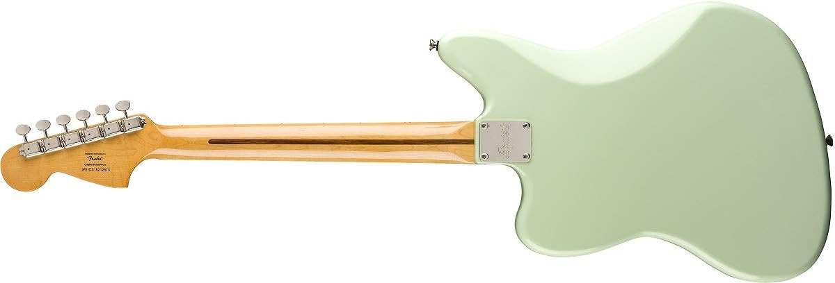 Squier Classic Vibe 70s Jaguar Electric Guitar, with 2-Year Warranty, Surf Green, Laurel Fingerboard