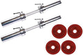 Ader 20'' Olympic Dumbbell Handles w/Plates
