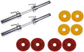 Ader 20'' Olympic Dumbbell Handles w/Plates