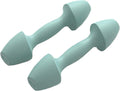 Dumbbells Set of 2, Silica Gel Dumbbell with Non-Slip Grip, Hand Weights for Gym Fitness Workouts,Strength Training,Weight Loss,2LB,Cyan