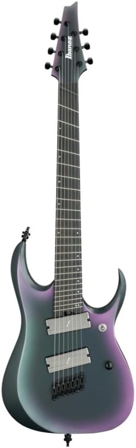 Ibanez Axion Label RGD71ALMS 7-string Electric Guitar - Black Aurora Burst Matte