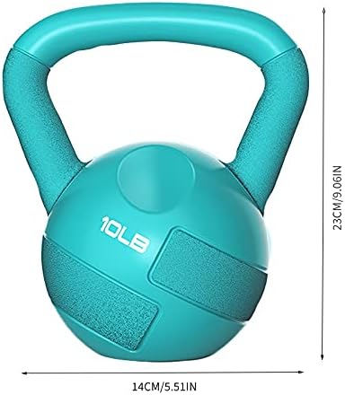 Kettlebell Fitness Equipment Home Strength Training Body Sculpting Competitive Portable Kettlebell 10LB Dumbbells(Pink)