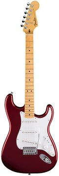 Fender Standard Series Stratocaster, Electric Guitar, with 2-Year Warranty, Modern 'C' Shaped Neck, Laurel Fingerboard, White Pickguard, Candy Cola