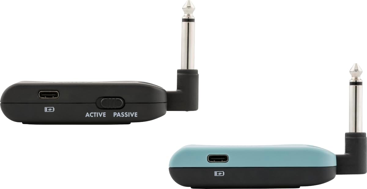 Fender Telepath Wireless System, 5.8GHz Digital, 70-Foot Range, 4ms Low Latency, Multi-Instrument Compatible, Mystic Ice Blue