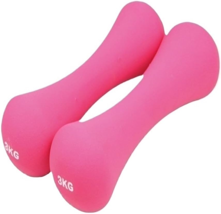 Dumbbel Home Fitness Equipment Bone Dumbbells For Women Jumping Exercises Slimming Arms Yoga Fitness Dumbbells Barbell, 2kg, Pink