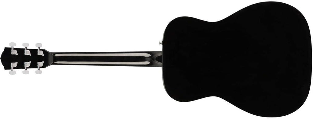 Fender CC-60s Concert V2 Pack Acoustic Guitar, with 2-Year Warranty, Black, with Gig Bag and Accessories