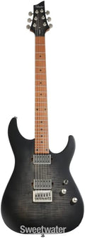 Schecter C-1 Standard Plus Electric Guitar - Black Burst