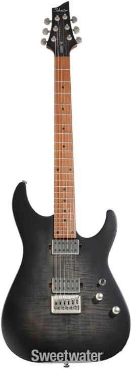 Schecter C-1 Standard Plus Electric Guitar - Black Burst