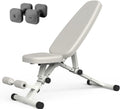 WeGym SafeGrip Dumbbells with Fitness Benches, Secure Workouts at Home, for Strength and Personal Training