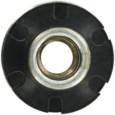 Outwater Industries Double Star Threaded Caster Insert | Heat Treated Steel | Fits 1-1/8 Inch Round 16-18 Gauge Tube | Thread: 5/16-18 | 100 Pack
