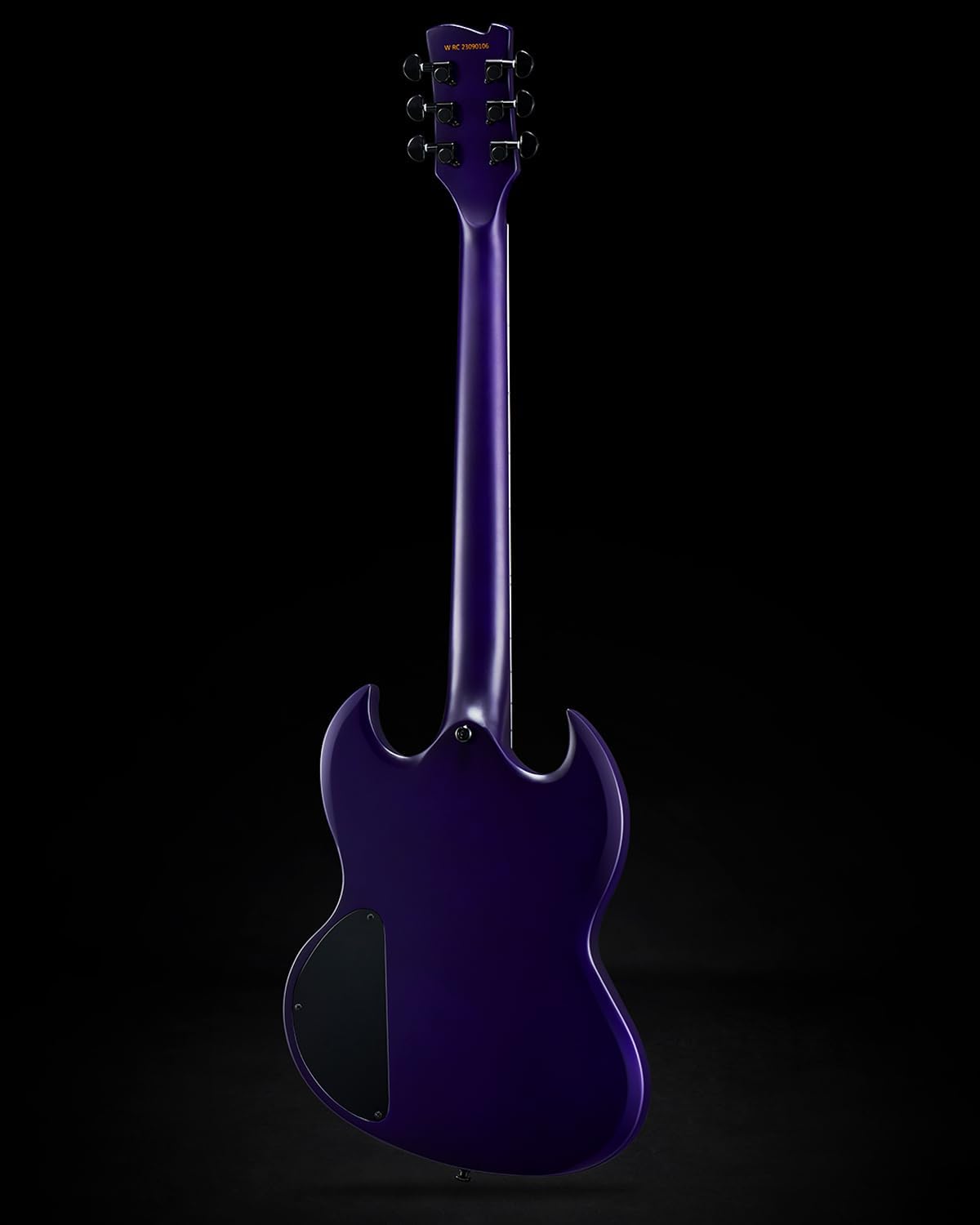 WestCreek RACER Solid Body Electric Guitar, Double Cut guitar, Rounded End Frets, Bone nut, Rosewood Fingerboard, Mahogany Body (Matte Purple)