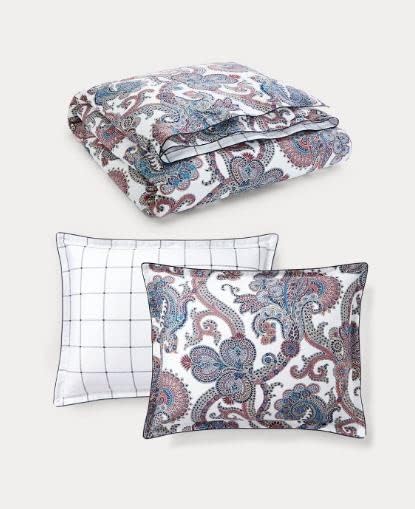 Lauren Ralph Lauren Carter Multi Paisley 3 Pc Full Queen Duvet Cover Set (Queen)
