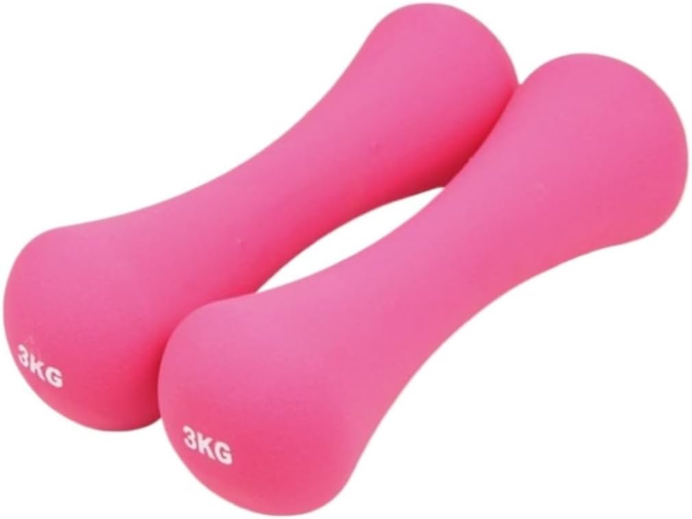 Dumbbel Home Fitness Equipment Bone Dumbbells For Women Jumping Exercises Slimming Arms Yoga Fitness Dumbbells Barbell, 4kg, Pink