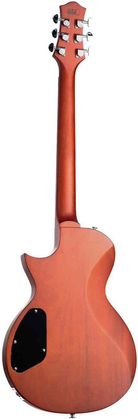 EART EGLP-610 Electric Guitar 24.75' Scale, Roasted Mahogany Body & Neck, Eart Artones-HHC2 Pickups, Stainless Steel Frets