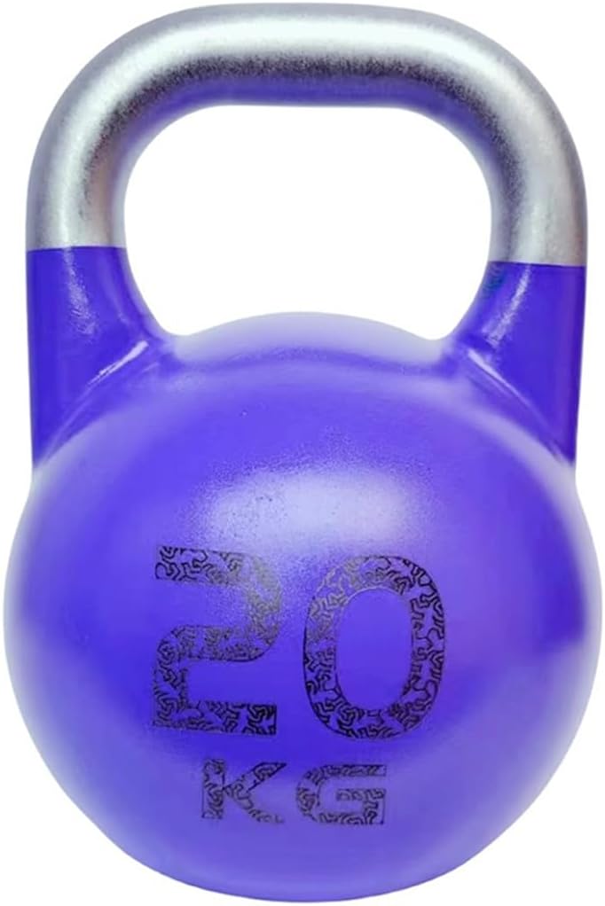 Kettlebell Weights Fitness Sports Competitive Kettle Ball, Muscle Training Dumbbells for Men and Women, Swing/Squat, Gym Exercise Equipment(Purple-20kg)