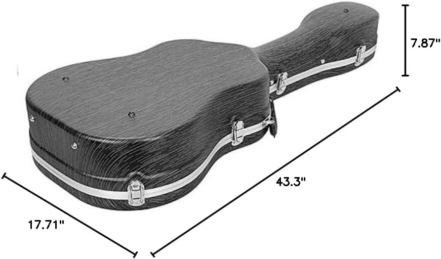 Gearlux Deluxe ABS Dreadnought Acoustic Guitar Case
