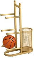 Commercial Gym Exercise Ball Holder Basketball Organizer Ball Storage Rack Freestanding Sport Equipment Storage, for Playground Gym Schools, Football Basketball