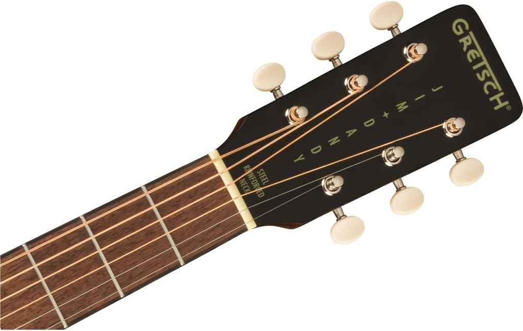 Gretsch Jim Dandy Series DELTOLUXE DREADNOUGHT Acoustic Guitar, Black TOP