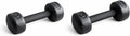 Legacy Solid Round Dumbbell Black – Heavy Duty Cast Iron Hand Weight with Knurled Ergonomic Grip for Strength Training, Muscle Toning, Home Gym Workout – 5 lb to 150 lb In Single & Pair