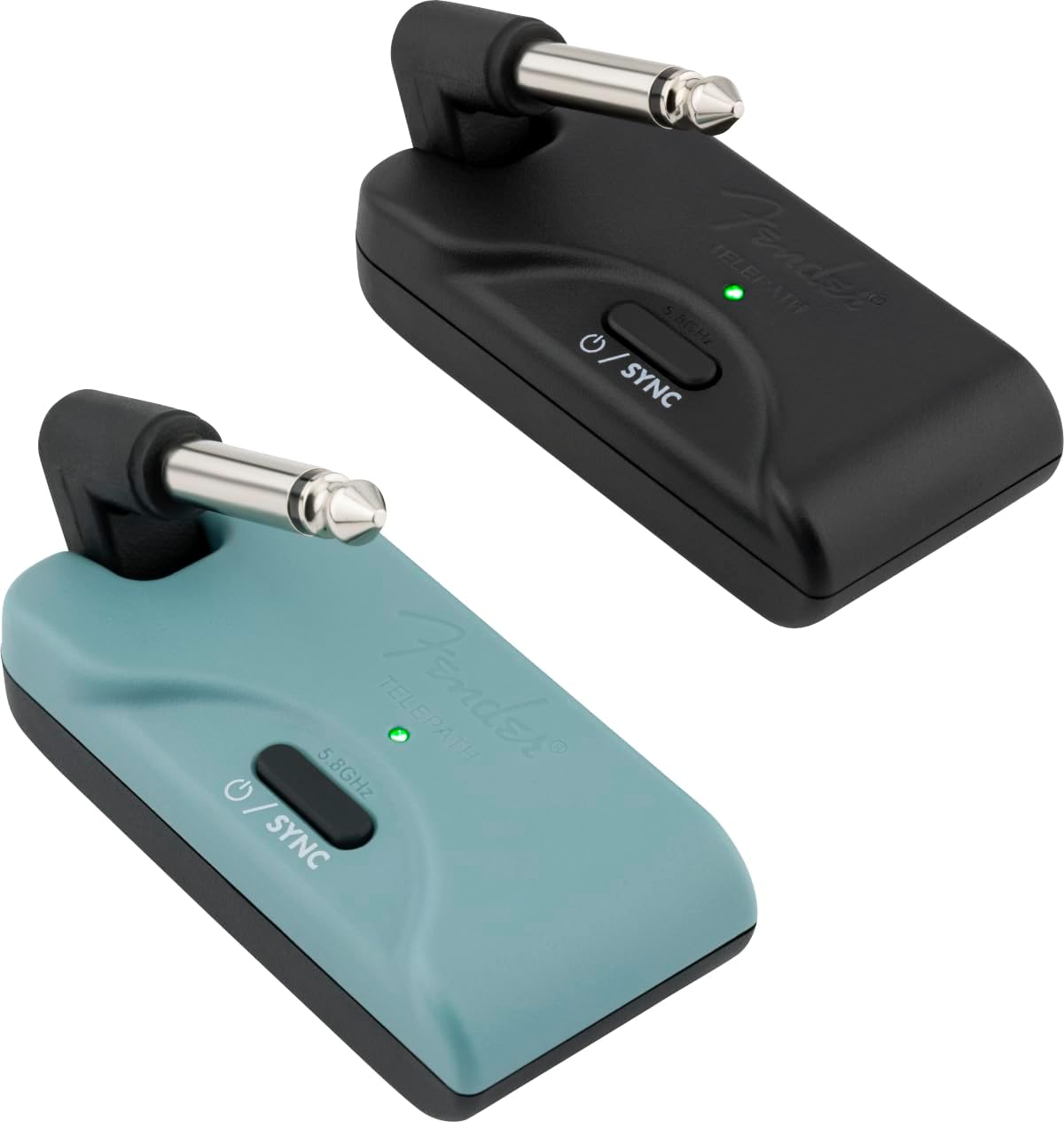 Fender Telepath Wireless System, 5.8GHz Digital, 70-Foot Range, 4ms Low Latency, Multi-Instrument Compatible, Mystic Ice Blue