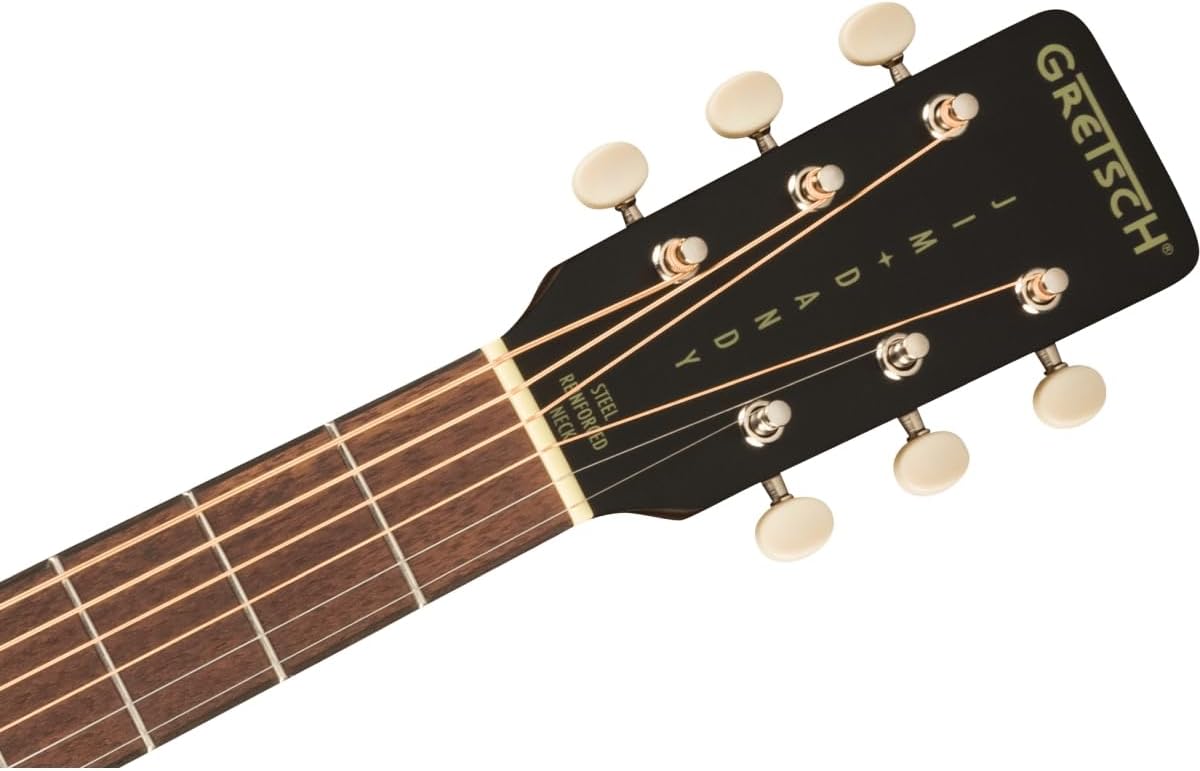 Gretsch Jim Dandy Series DELTOLUXE Concert Acoustic Guitar, Black TOP
