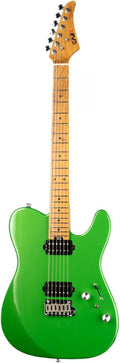 EART TL-380 6 String Solid-Body Electric Guitar Roasted Mahogany Body Maple Neck, Available in Gloss Finishes,Right