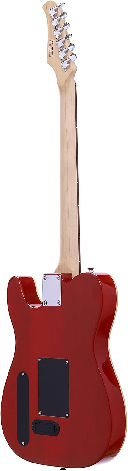 IYV- ITAP-200 Semi Hollow Semi-Aucoustic Electric Guitar, Trans Red (IYV)
