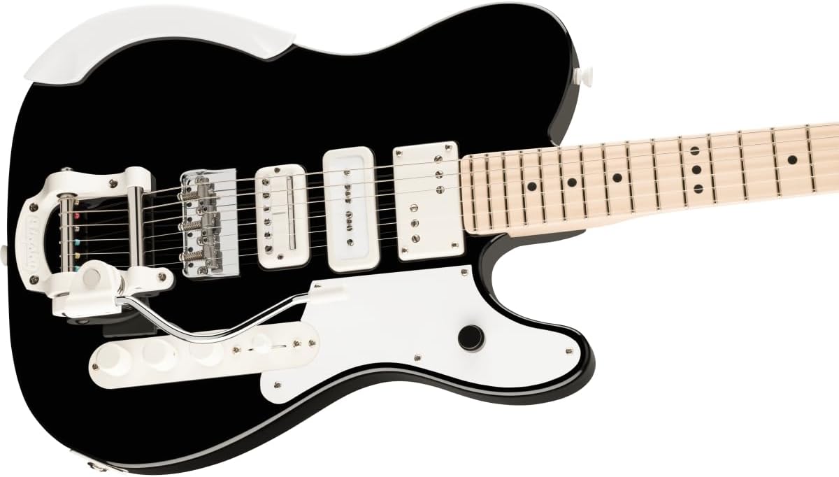 Fender Jack White Triplecaster Telecaster Electric Guitar - Black