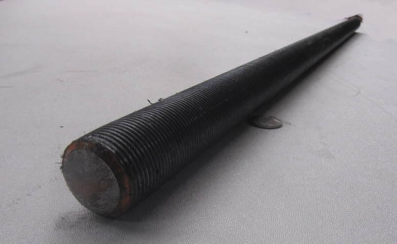 Grade B7 Steel Fully Threaded Round Rod, 1-1/4'-12 Diameter x 36.00' Length, 1 Pc.