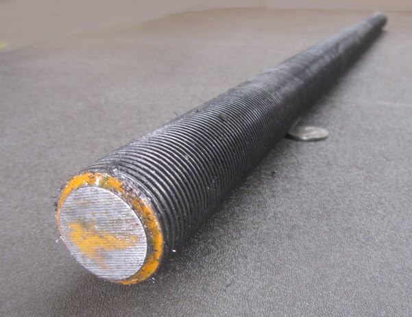 Grade B7 Steel Fully Threaded Round Rod, 1-1/4'-12 Diameter x 36.00' Length, 1 Pc.