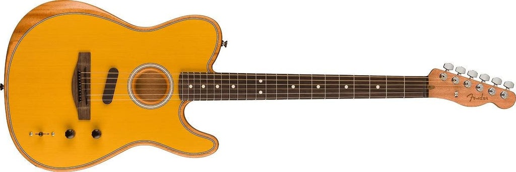 Fender Acoustasonic Player Telecaster Acoustic Electric Guitar, with 2-Year Warranty, Butterscotch Blonde, Rosewood Fingerboard, with Gig Bag
