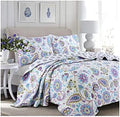 Blancho Bedding Quilt Set 3 Pcs Bedding Set Bedroom Bed 100% Cotton King Size