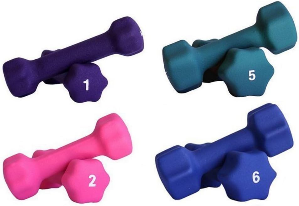 Ader Neoprene Dumbbell Set with Rack