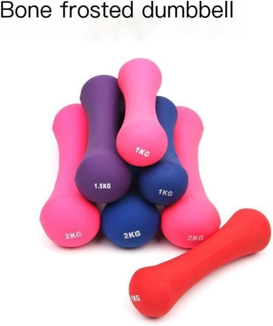 Dumbells Home Fitness Equipment Bone Dumbbells For Women Jumping Exercises Slimming Arms Yoga Fitness Dumbbells Dumbell Set, 4kg, Pink