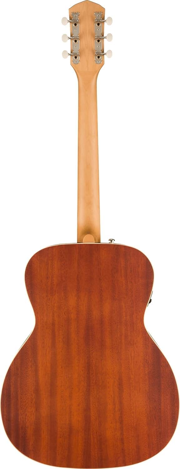Fender Tim Armstrong Hellcat Concert Acoustic Guitar, with 2-Year Warranty, Natural, Walnut Fingerboard