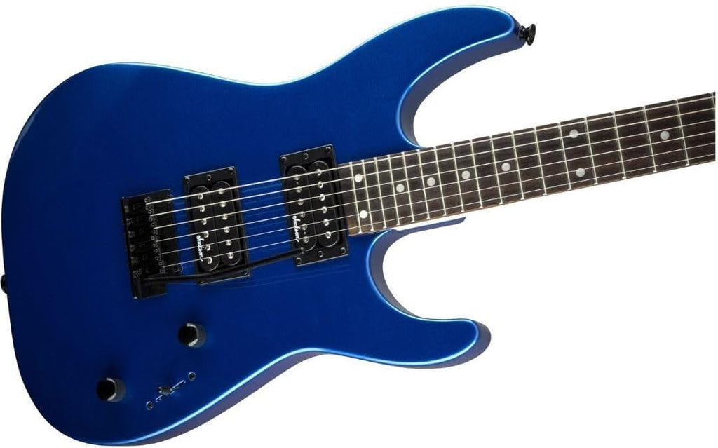 Jackson JS Series Dinky JS12 6-String Right-Handed Electric Guitar with Amaranth Fingerboard (Metallic Blue)