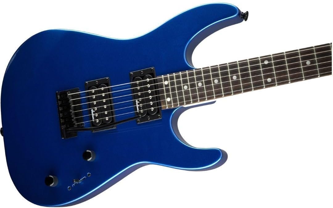 Jackson JS Series Dinky JS12 6-String Right-Handed Electric Guitar with Amaranth Fingerboard (Metallic Blue)