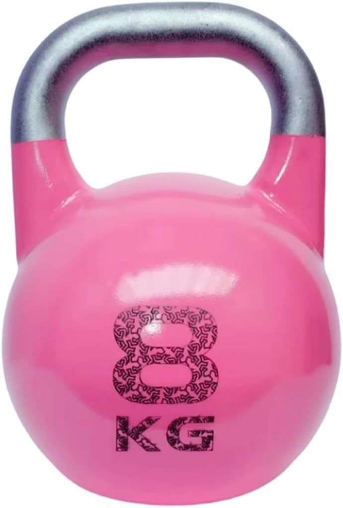 Kettlebell Weights Fitness Sports Competitive Kettle Ball, Muscle Training Dumbbells for Men and Women, Swing/Squat, Gym Exercise Equipment(Pink-8kg)