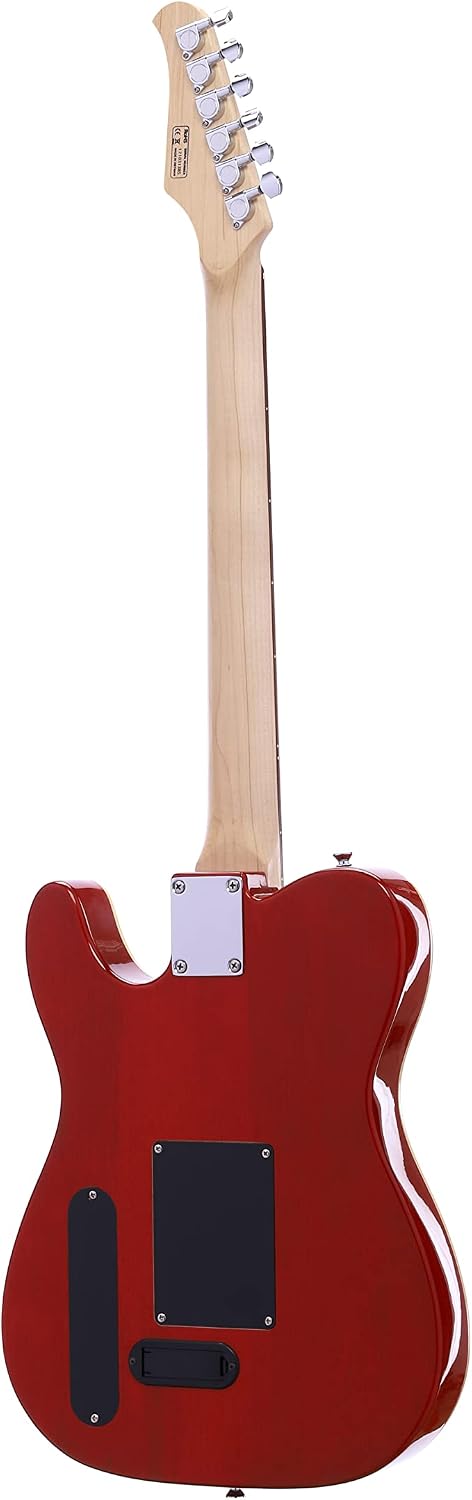 IYV- ITAP-200 Semi Hollow Semi-Aucoustic Electric Guitar, Trans Red (IYV)