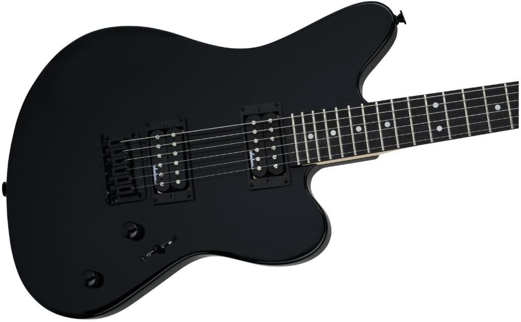 Jackson JS22 Surfcaster Electric Guitar - Gloss Black